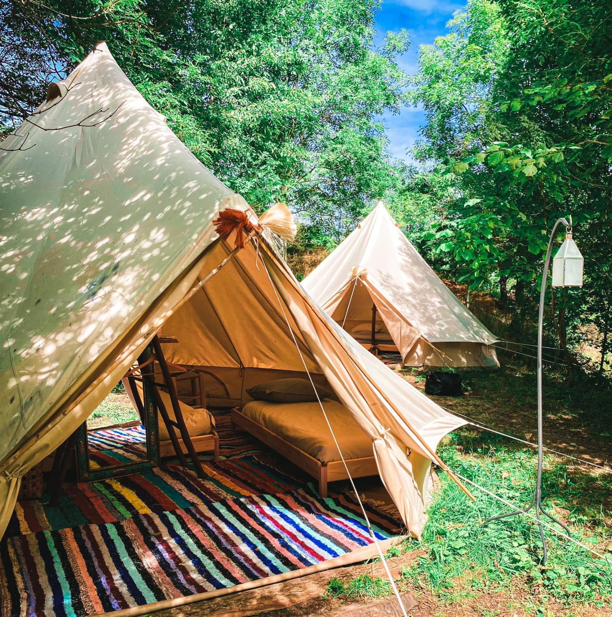 Le Travers Ajoux - Camping Gite Evenement Exterior foto